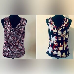 2 Calvin Klein Sleeveless Tops